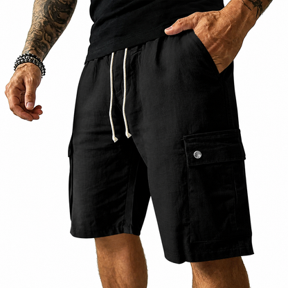 Hudson Bamboo Linen Cargo Shorts