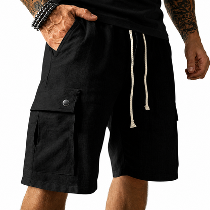 Hudson Bamboo Linen Cargo Shorts
