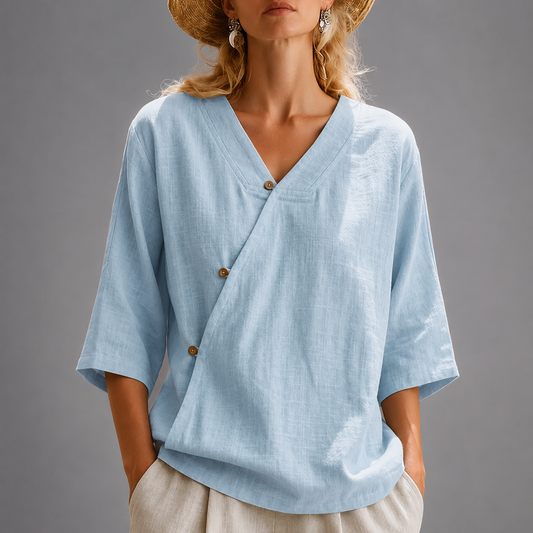 Marais Cotton Linen Top