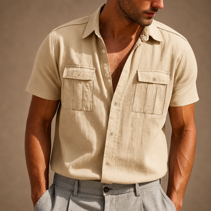 Ashford Linen Utility Shirt