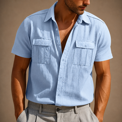 Ashford Linen Utility Shirt