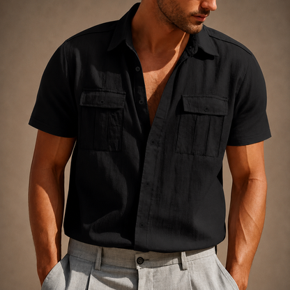 Ashford Linen Utility Shirt