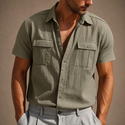 Ashford Linen Utility Shirt