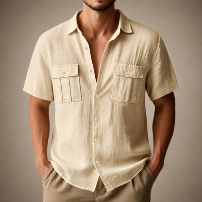 Ashford Linen Utility Shirt