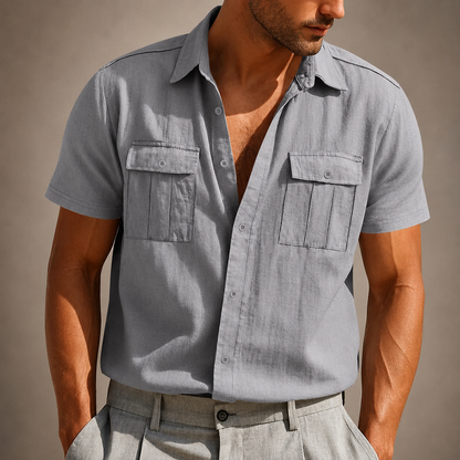 Ashford Linen Utility Shirt