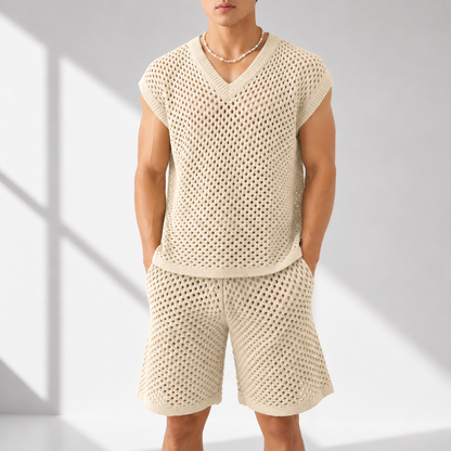 Riviera Open-Knit Set