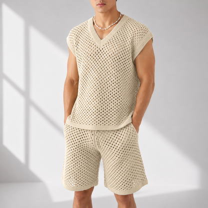 Riviera Open-Knit Set