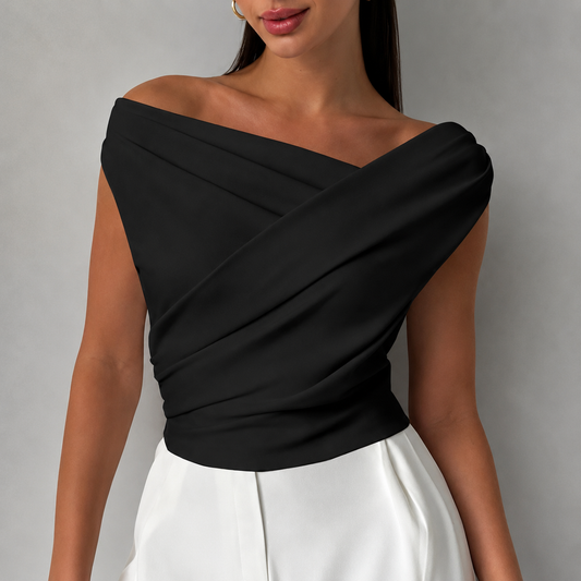 Elara Draped Blouse