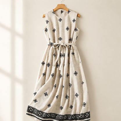 Madeline Cotton Linen Dress