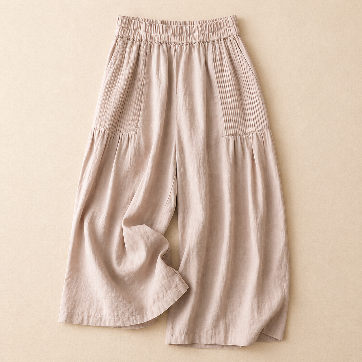Elara Cotton Linen Palazzo Pants