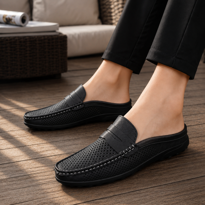 Montero Perforated Leather Loafers