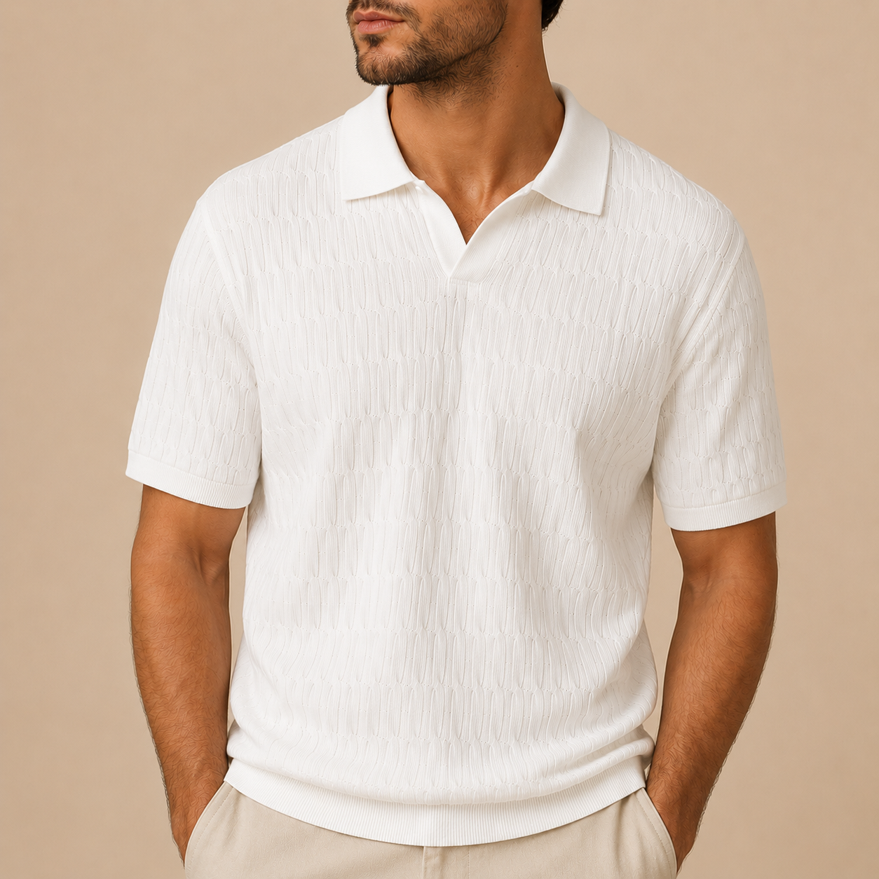 Aurelio Slim Fit Knit Polo