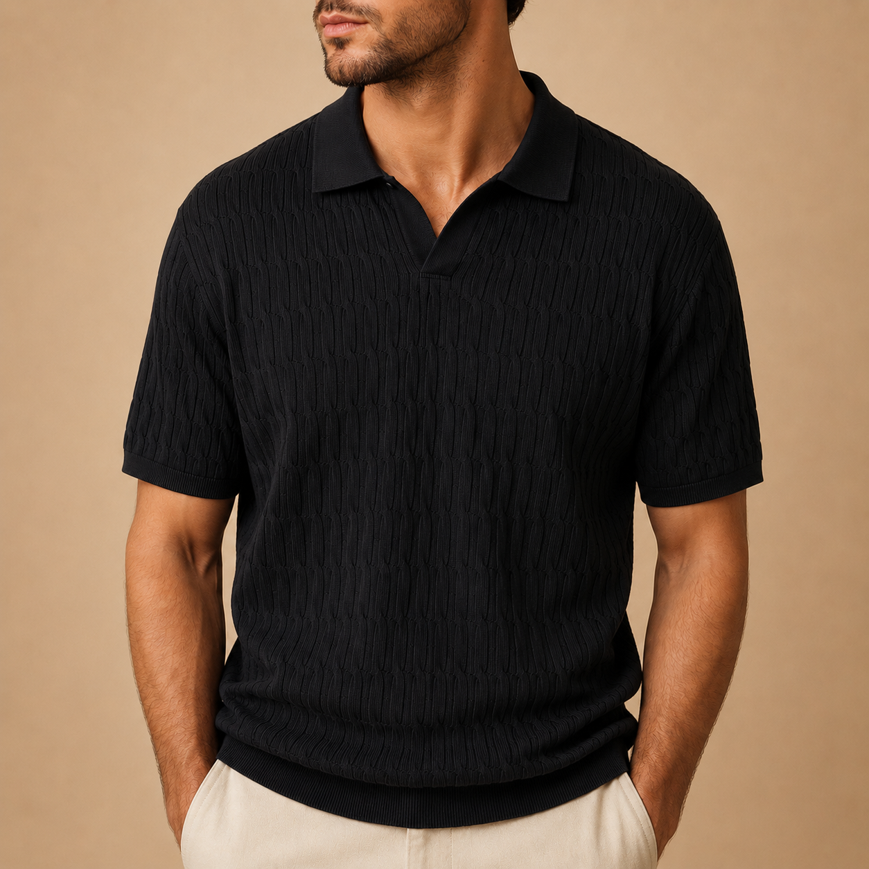 Aurelio Slim Fit Knit Polo