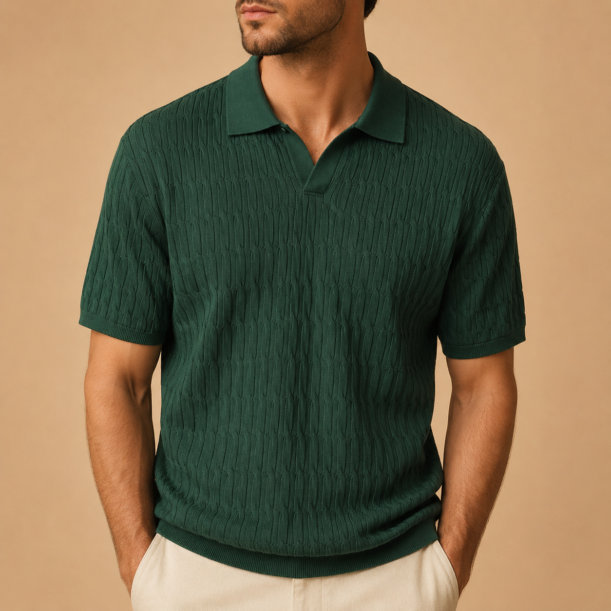 Aurelio Slim Fit Knit Polo
