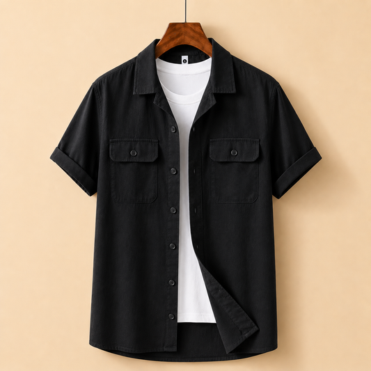 Rowan Utility Cotton Linen Shirt
