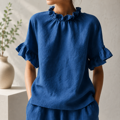 Maren Ruffle Top