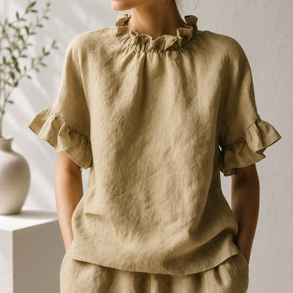 Maren Ruffle Top