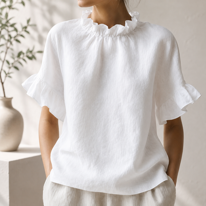 Maren Ruffle Top