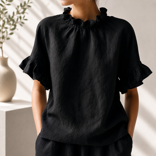 Maren Ruffle Top