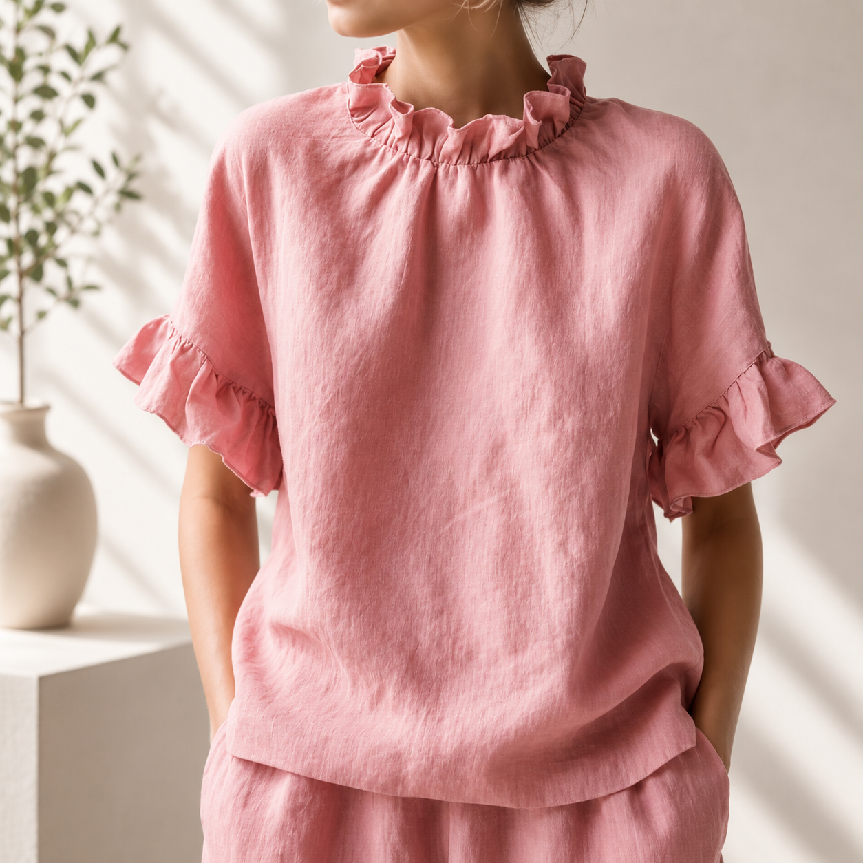 Maren Ruffle Top