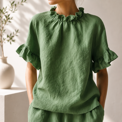 Maren Ruffle Top