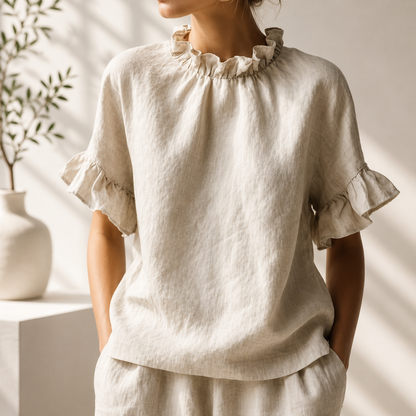 Maren Ruffle Top