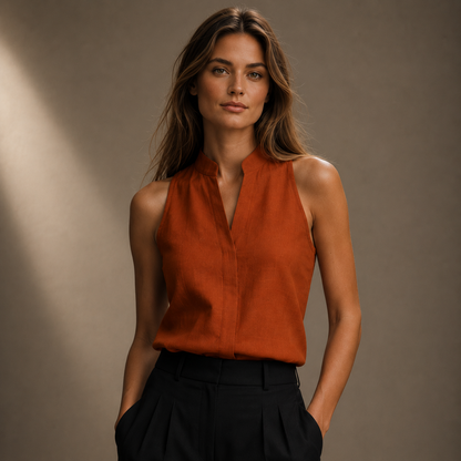 Isla Mock Neck Top