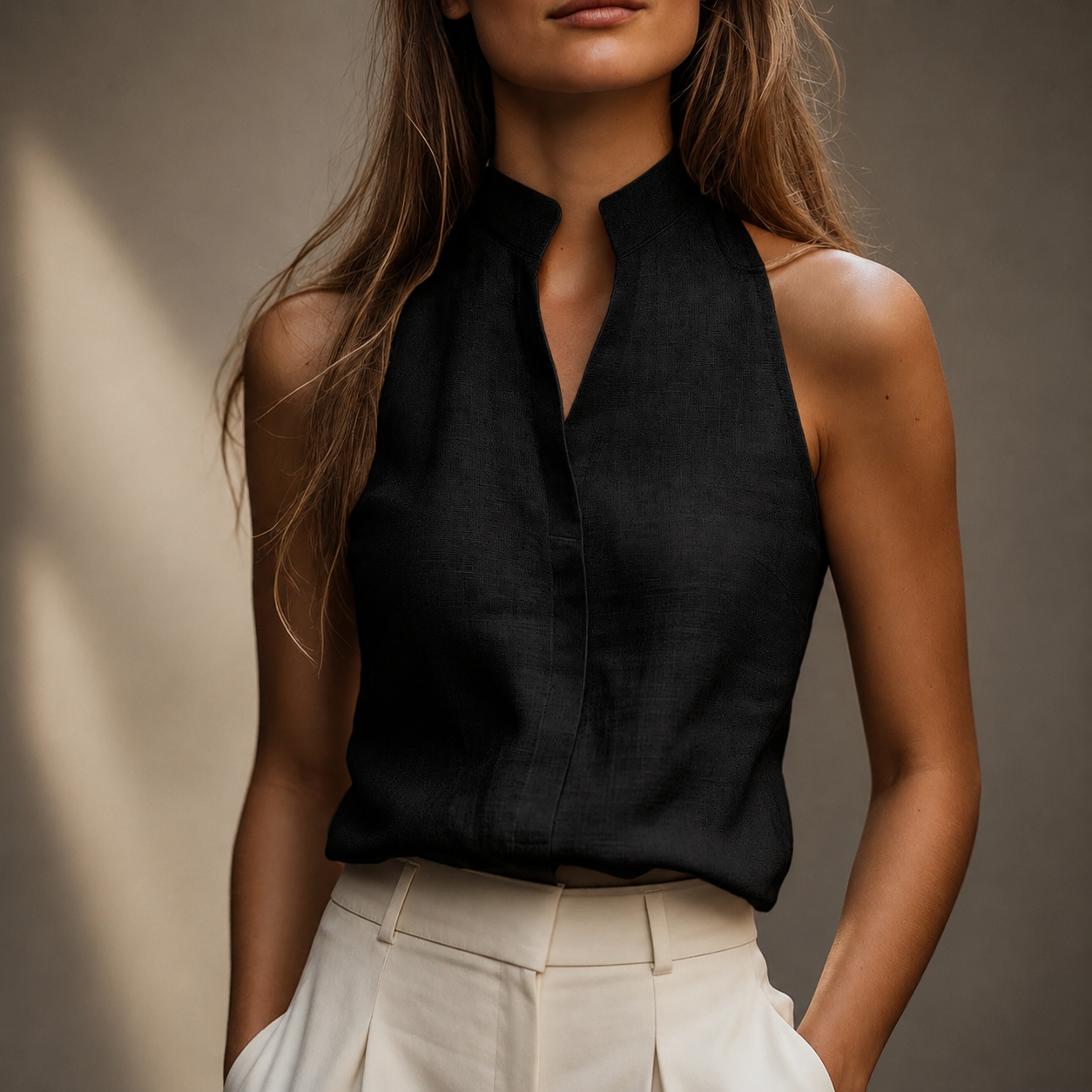Isla Mock Neck Top