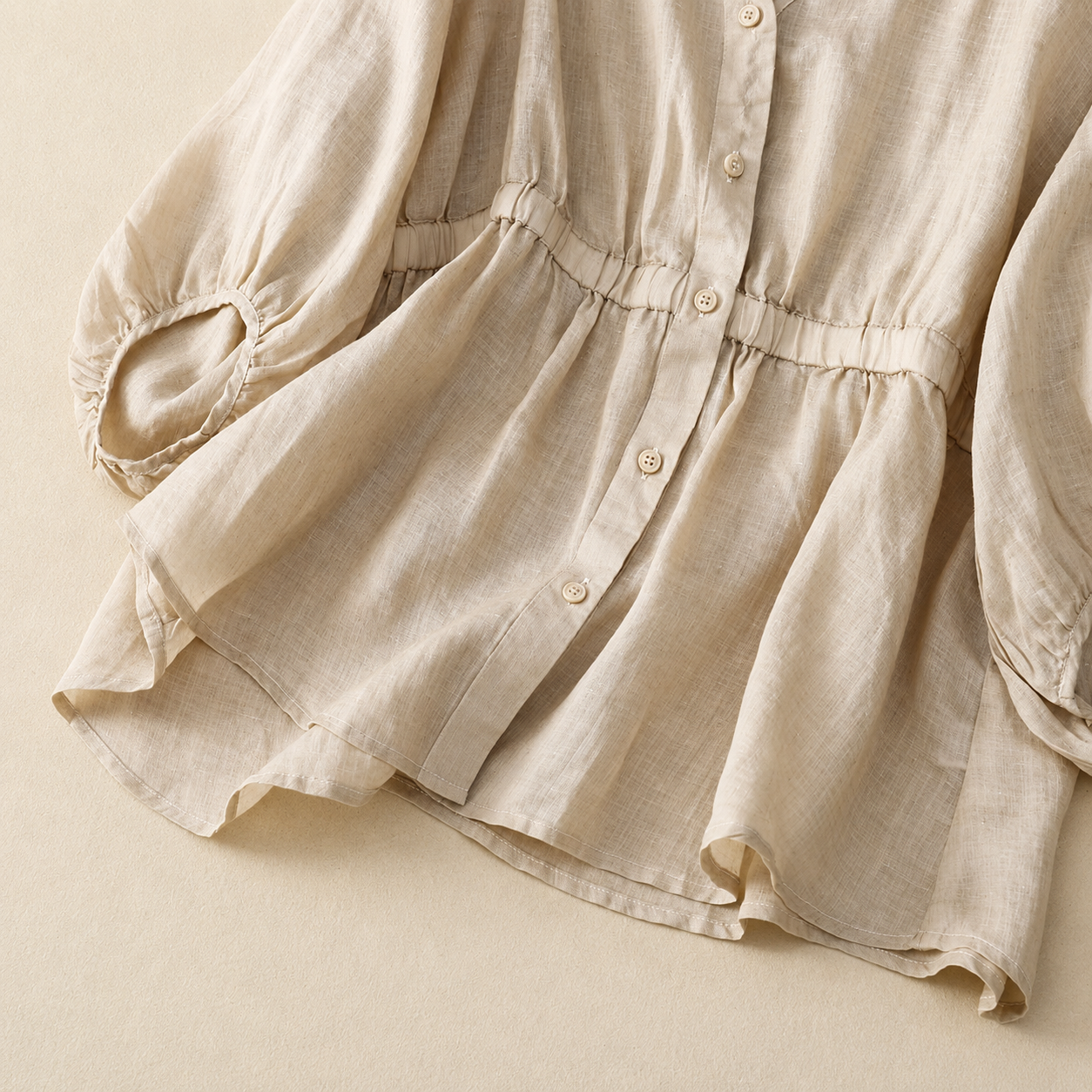 Aria Cotton Linen Blouse