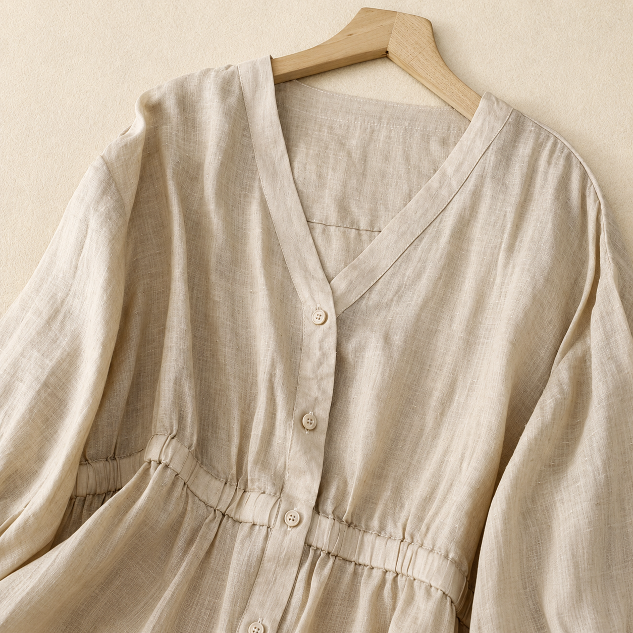 Aria Cotton Linen Blouse
