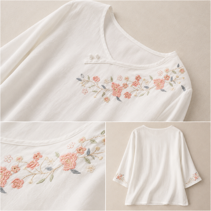 Amoura Cotton Linen Blouse
