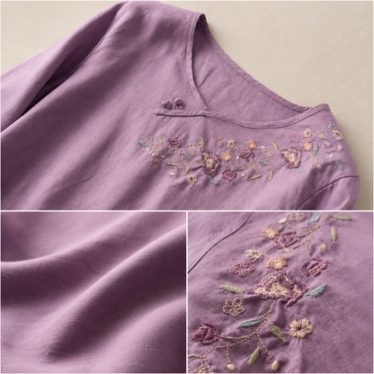 Amoura Cotton Linen Blouse