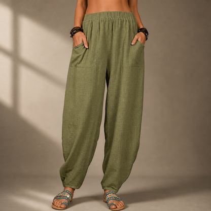 Noelle Relaxed Linen Pants