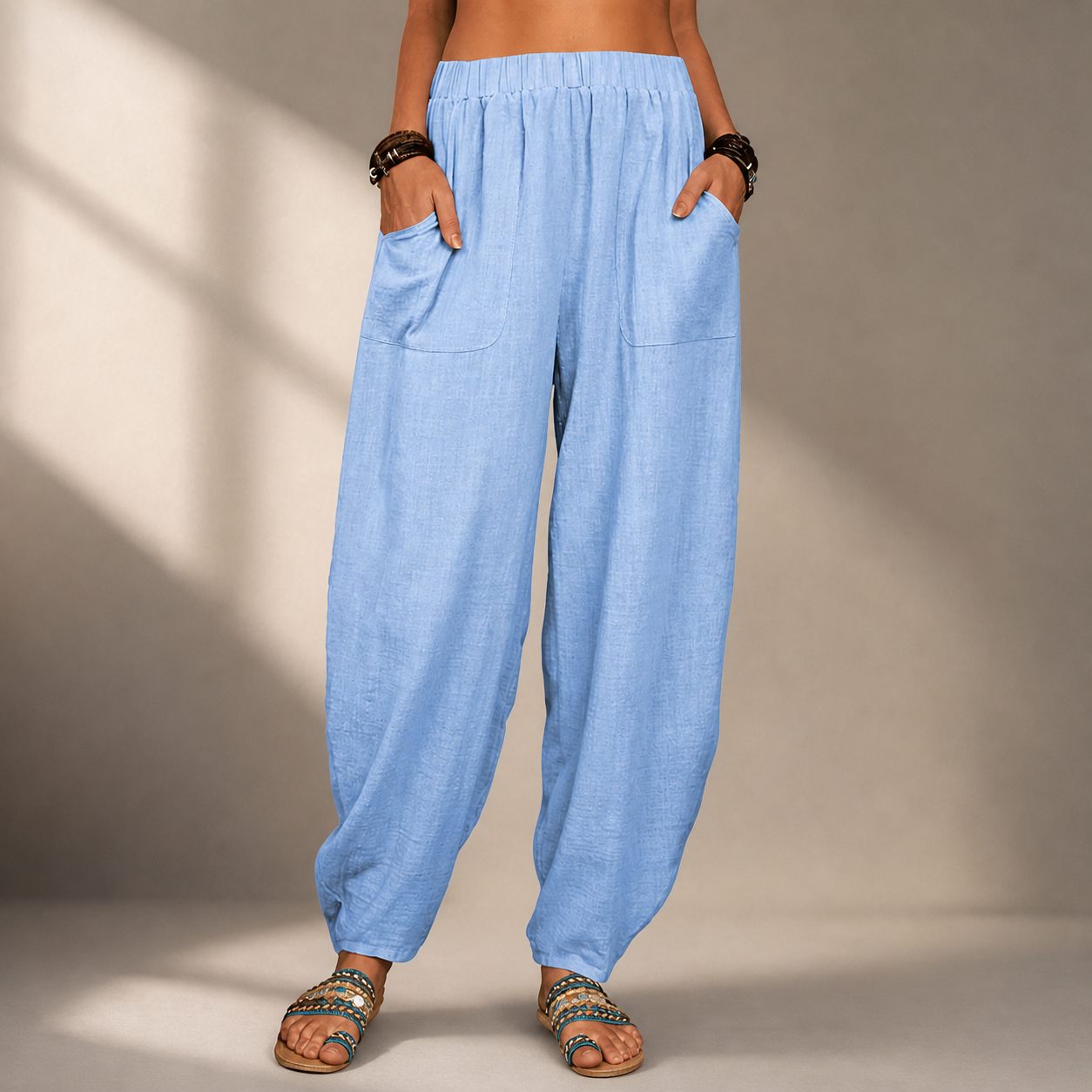 Noelle Relaxed Linen Pants