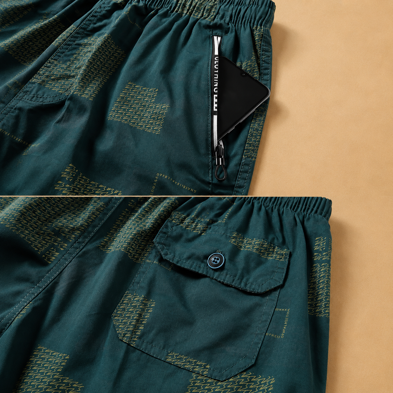 Mercer Pattern Shorts