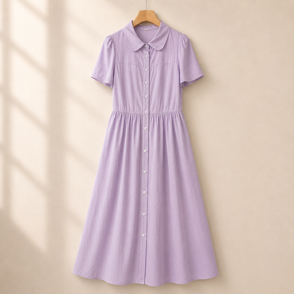 Aveline Linen Midi Dress
