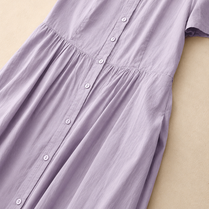 Aveline Linen Midi Dress