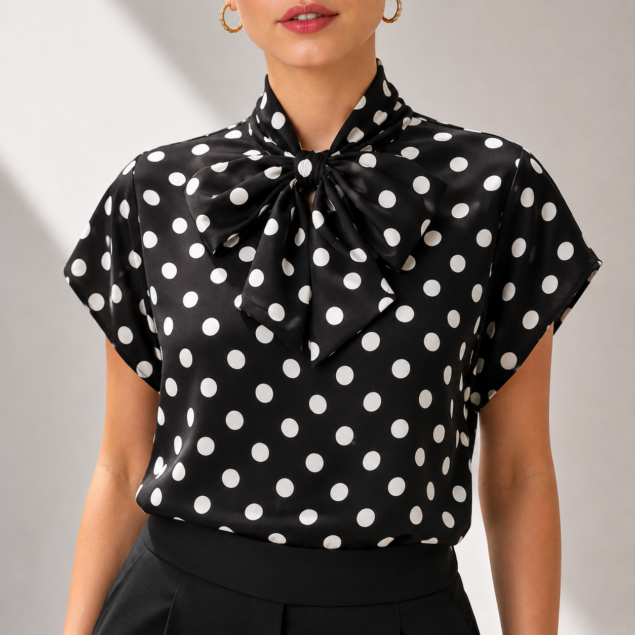 Vivienne Polka Tie Top