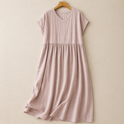 Celestine V-Neck Midi Dress