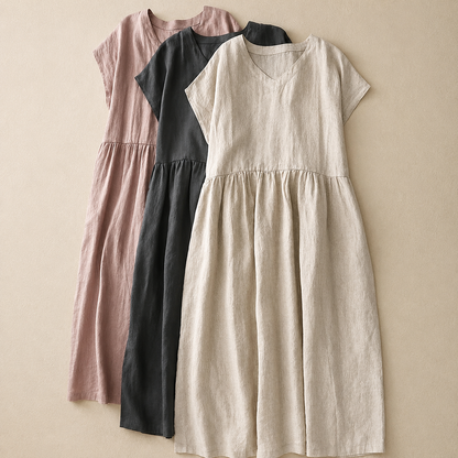Celestine V-Neck Midi Dress
