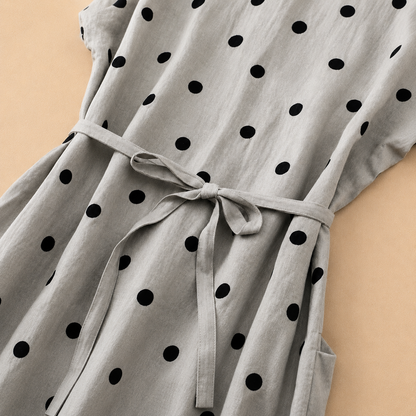 Aveline Polka Dot Midi Dress
