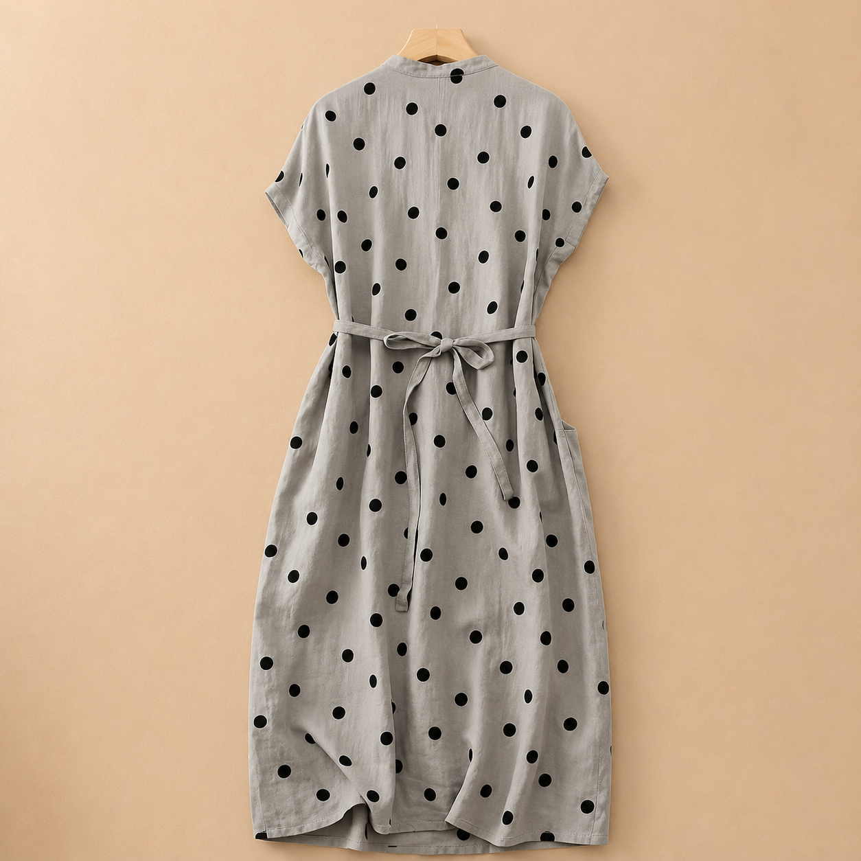 Aveline Polka Dot Midi Dress