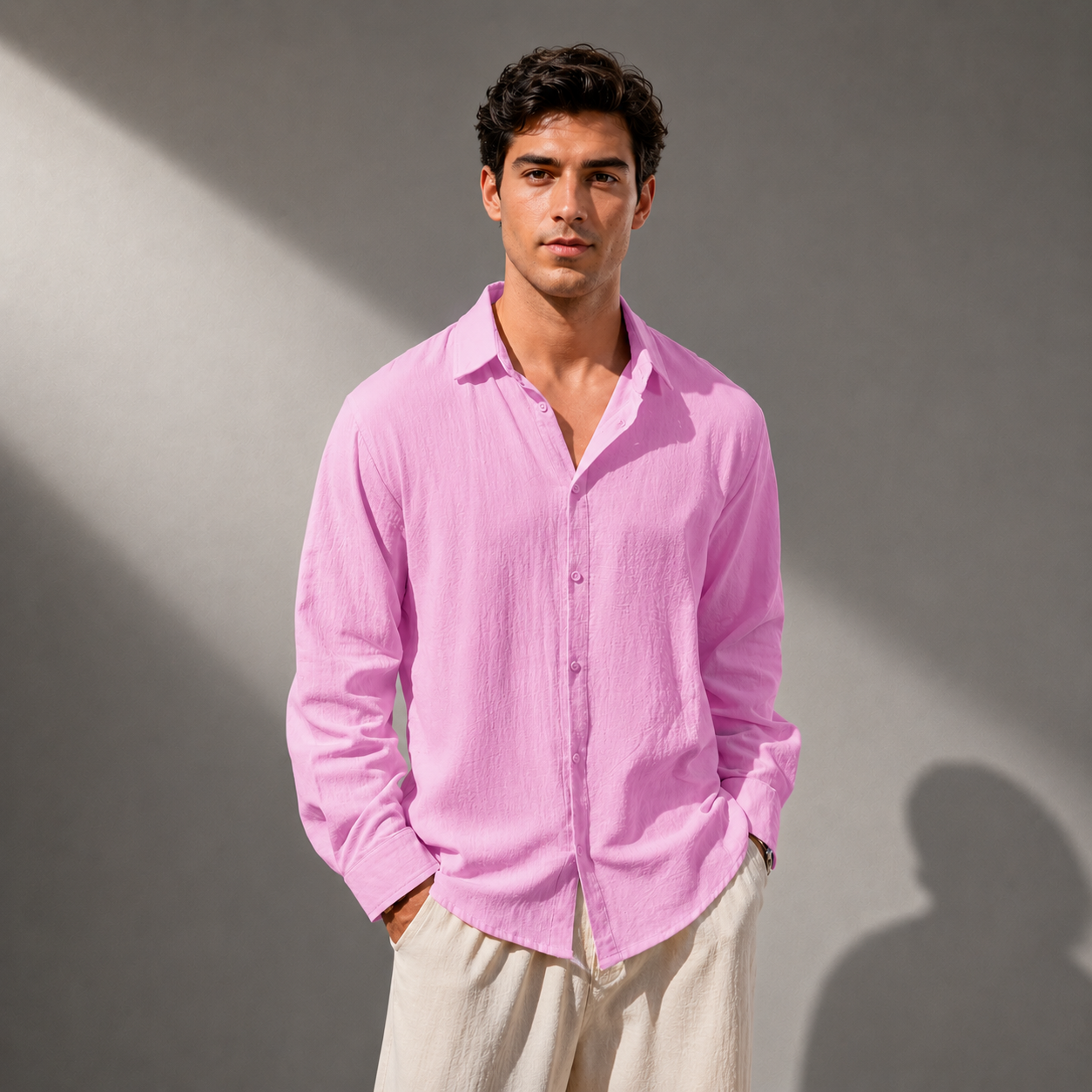 Aurelio Cotton Linen Shirt