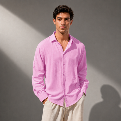 Aurelio Cotton Linen Shirt