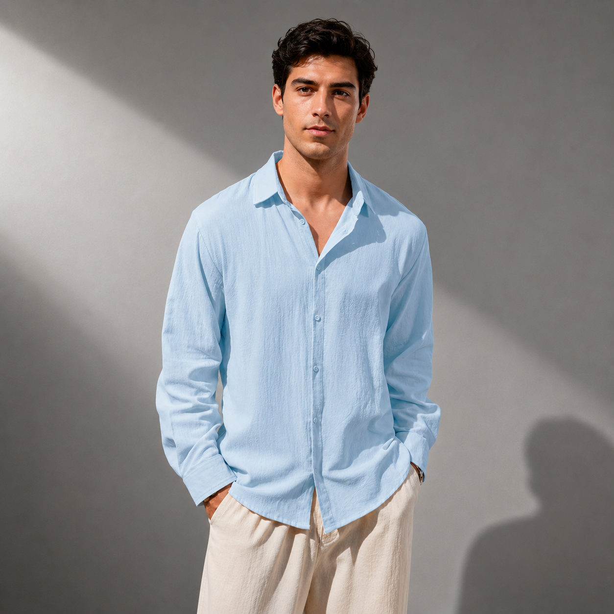 Aurelio Cotton Linen Shirt