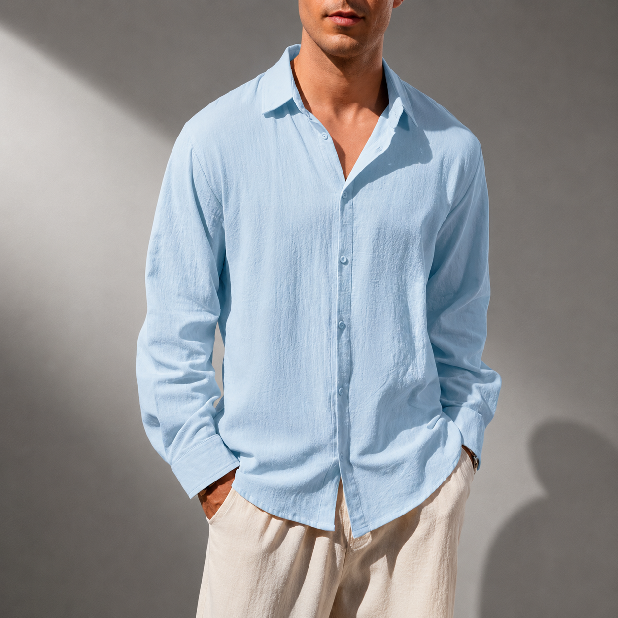 Aurelio Cotton Linen Shirt