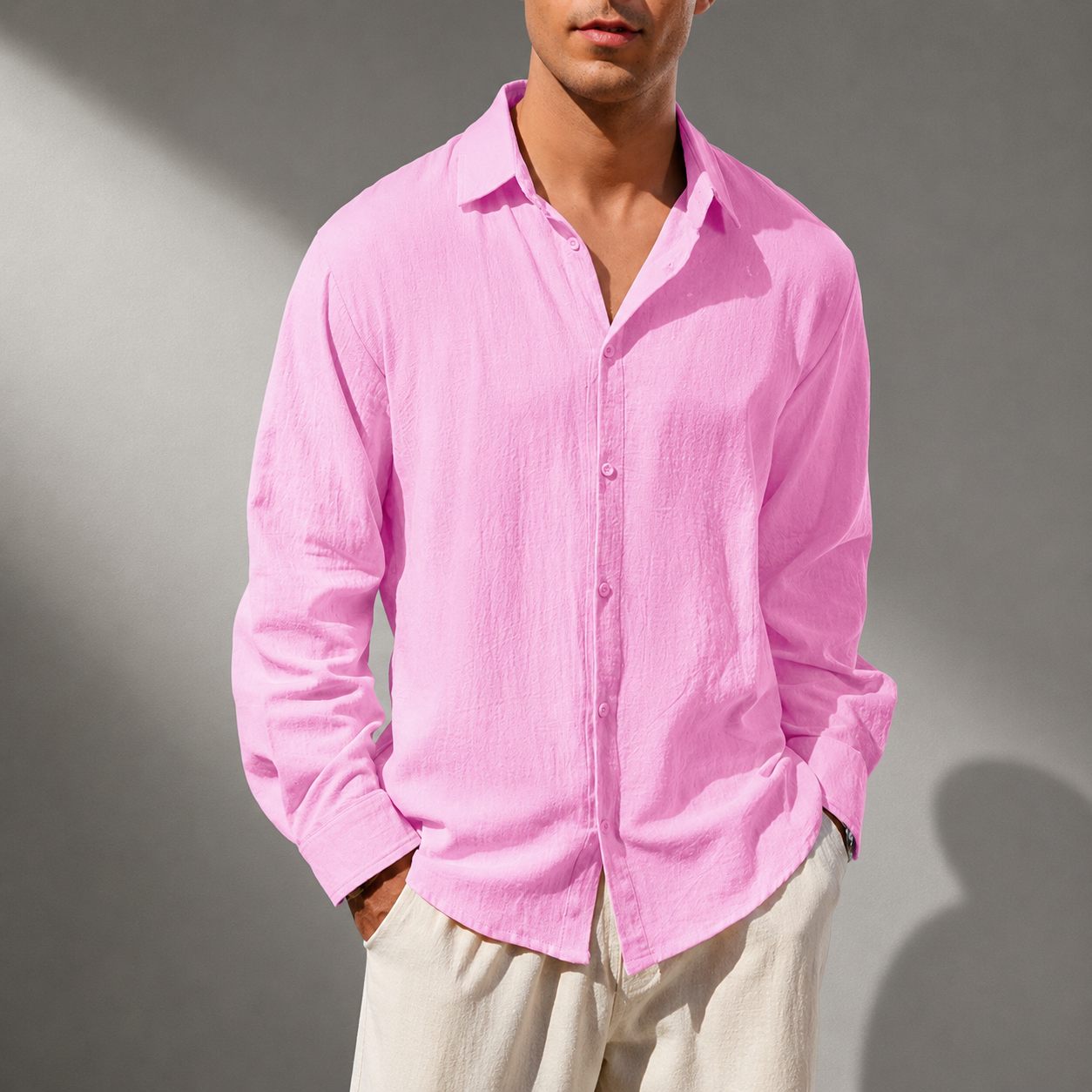 Aurelio Cotton Linen Shirt