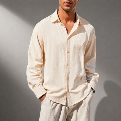 Aurelio Cotton Linen Shirt
