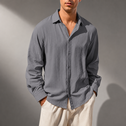 Aurelio Cotton Linen Shirt