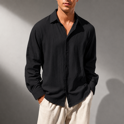 Aurelio Cotton Linen Shirt